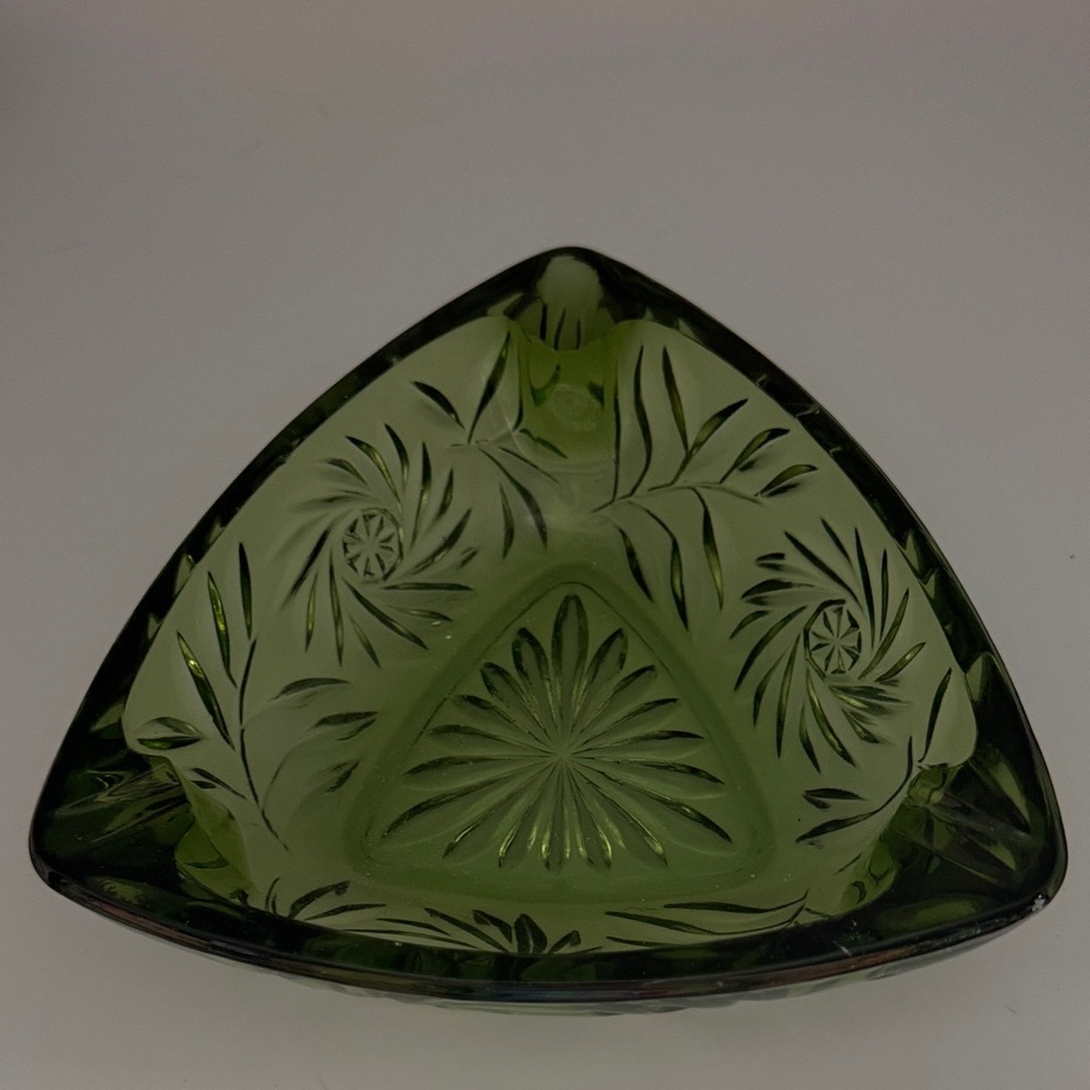 Vintage Green Ashtray or Bowl